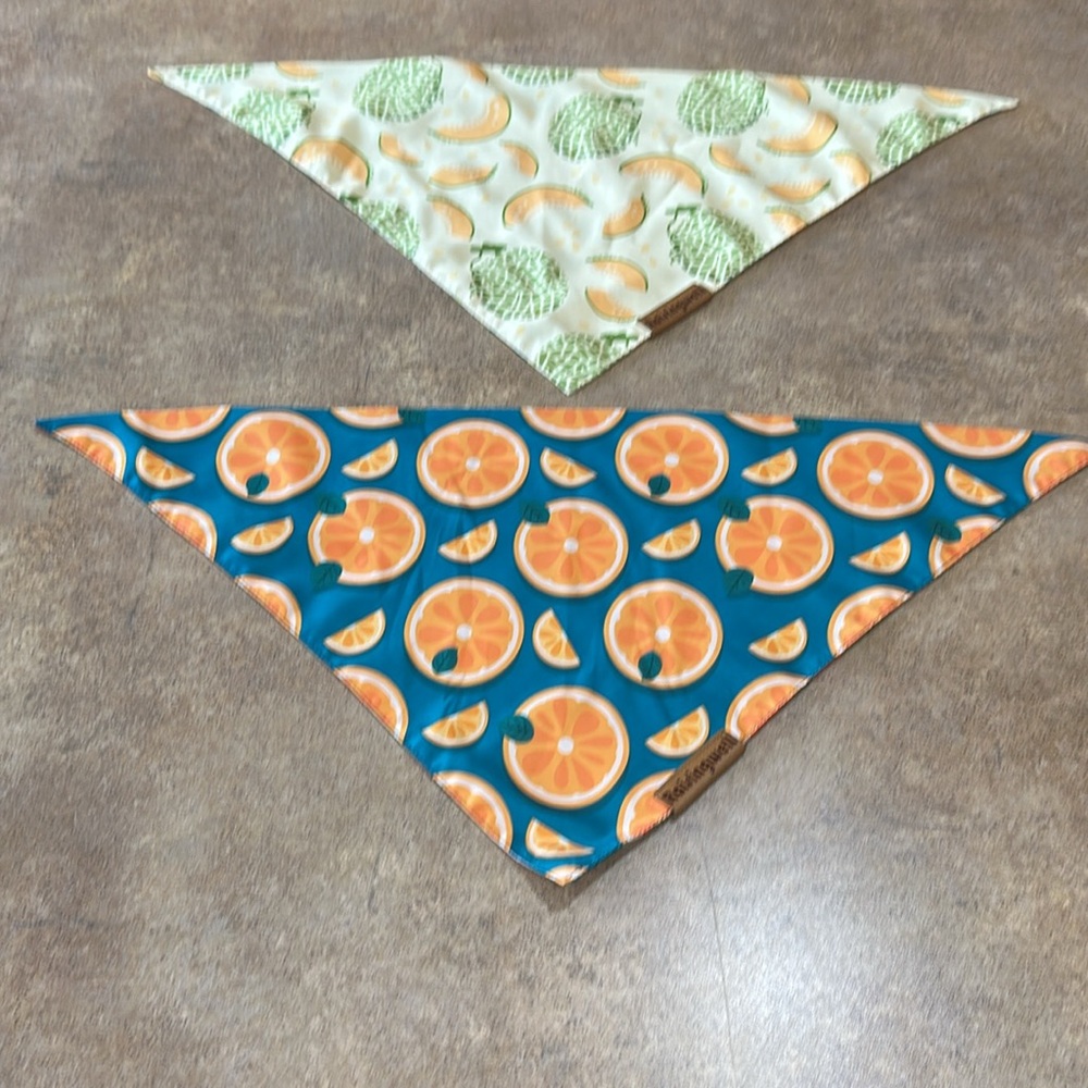 2 Raising Well pet bandanas they are both reversible - Picture 2 of 5